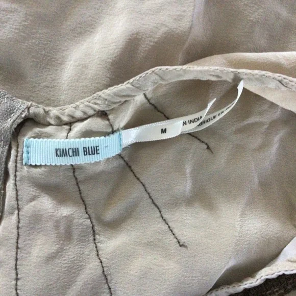 Kimchi Blue Geometric Beaded Sleeveless Dress - Size Medium - Picture 7 of 9